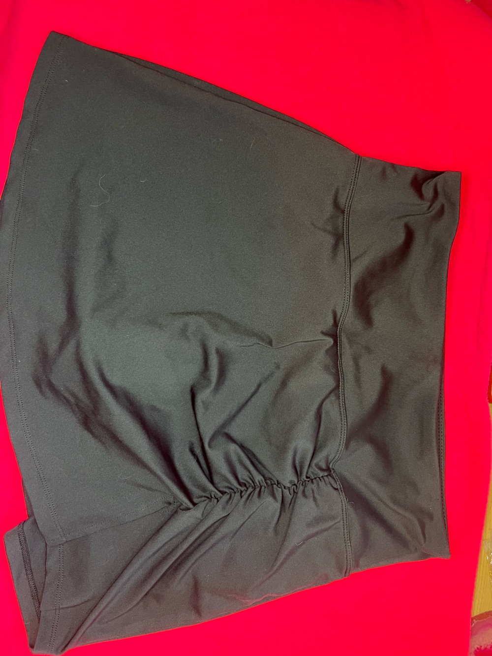 Balance Collection Black Activewear skort with inside pocket